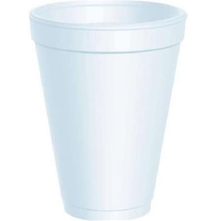 Dart 12J12 12 oz. White Styrofoam Cup - 25 Count; Pack Of 40 269065